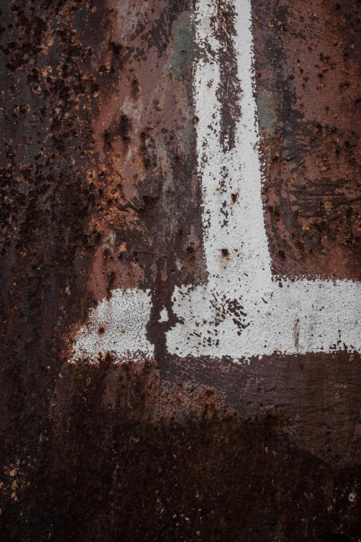 Free stock image of Paint on Rusted Metal created by Free Texture Friday