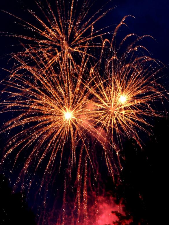 Free stock image of Fireworks created by Pixabay