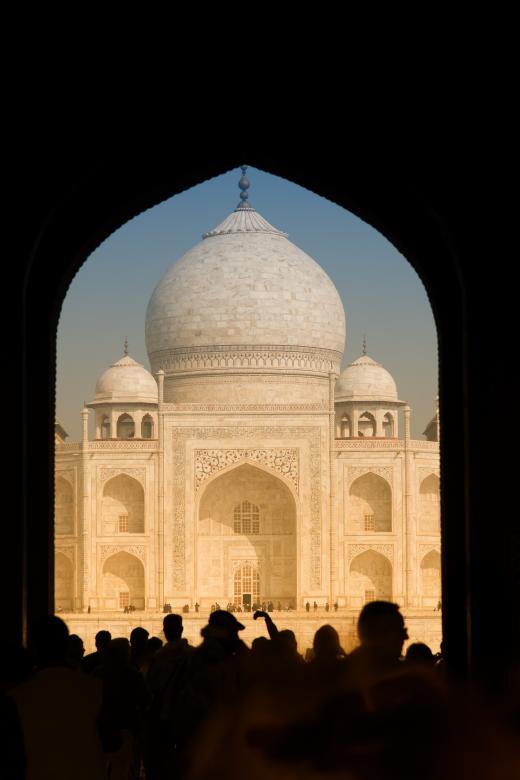 Free stock image of Taj Mahal created by Pixabay