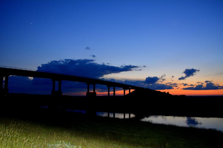 Free stock image of Bridge in the Dark created by Pixabay