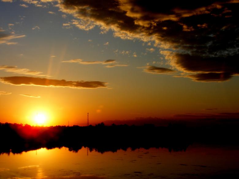 Free stock image of Sunset created by Pixabay