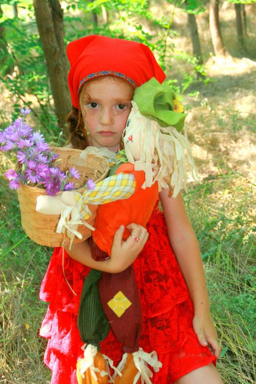 Free stock image of Girl in Red  created by Pixabay