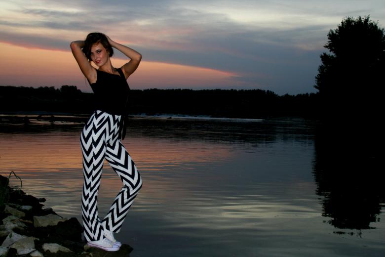 Free stock image of Girl in the Evening created by Pixabay