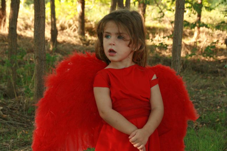 Free stock image of Girl in Red created by Pixabay