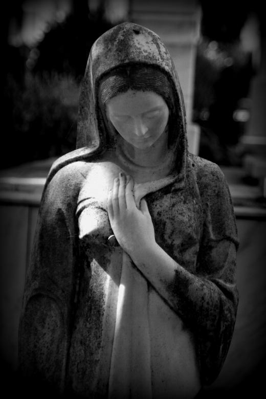 Free stock image of Virgin Mary created by Pixabay