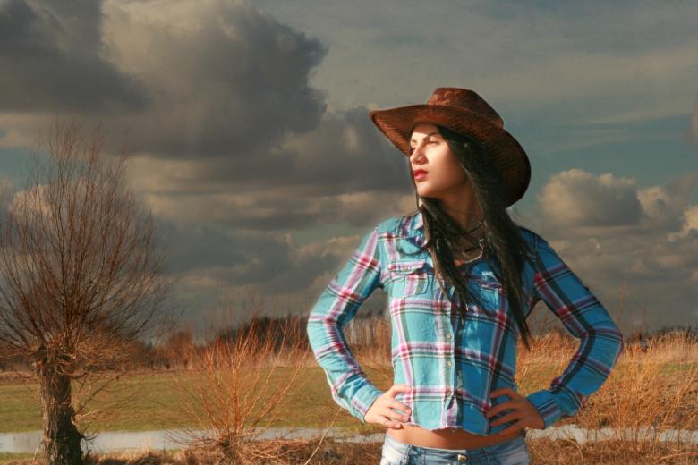 Free stock image of Cowgirl created by Pixabay