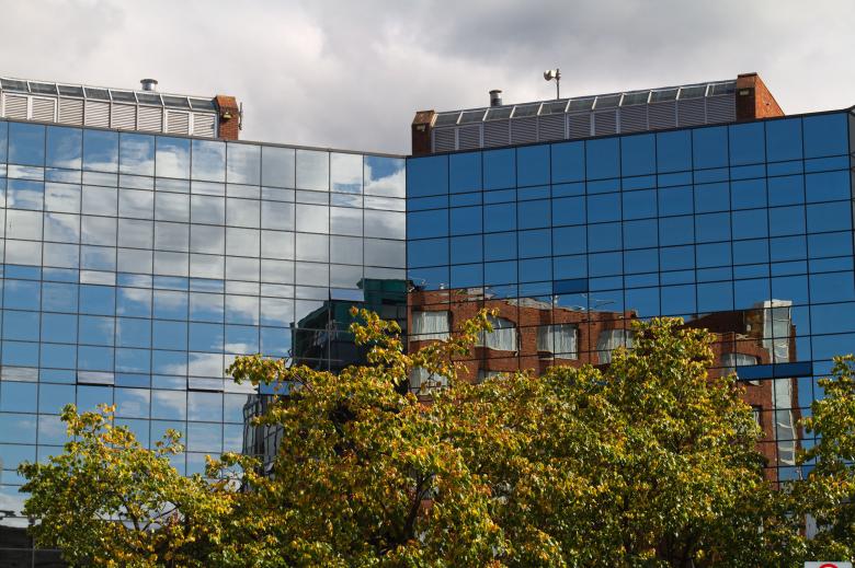 Free stock image of Building reflection created by Geoffrey Whiteway