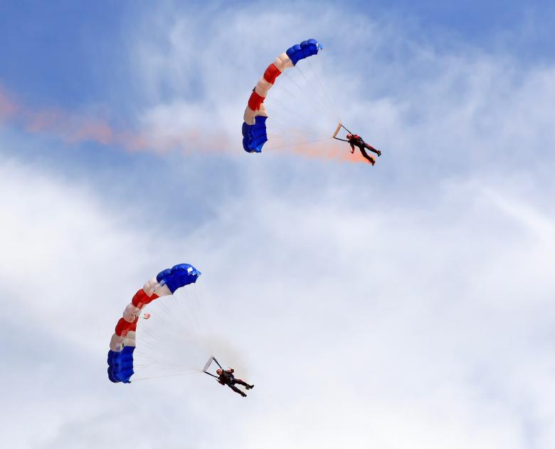 Free stock image of Parachute created by Pixabay