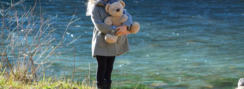 Free stock image of Girl with the Bear created by Pixabay