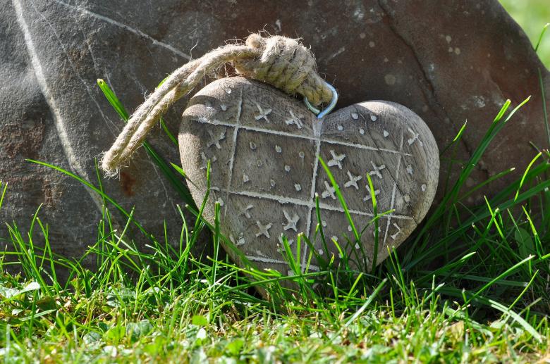 Free stock image of Heart in Nature created by Pixabay