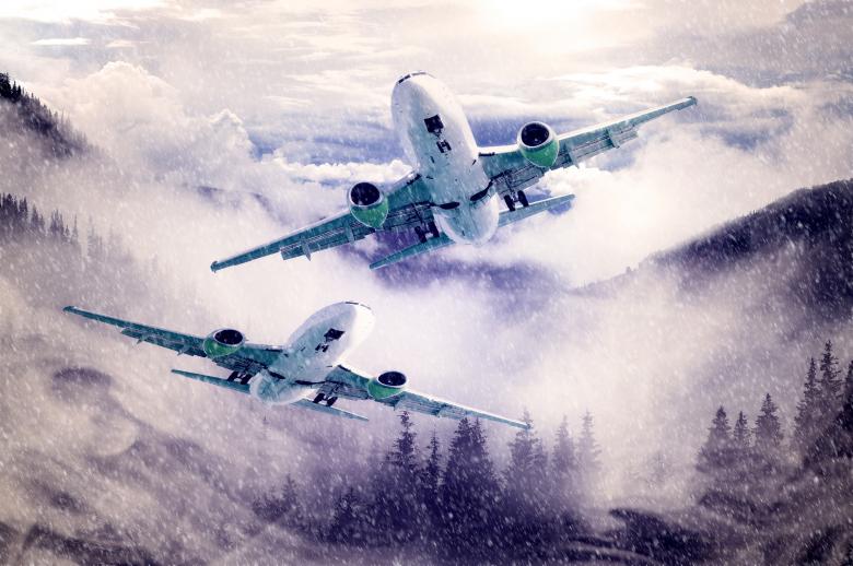 Free stock image of Two Planes created by Pixabay