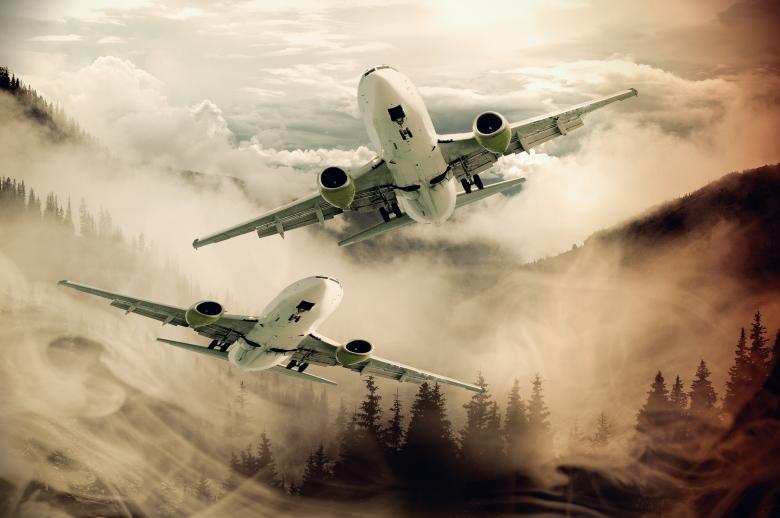 Free stock image of Two Planes created by Pixabay