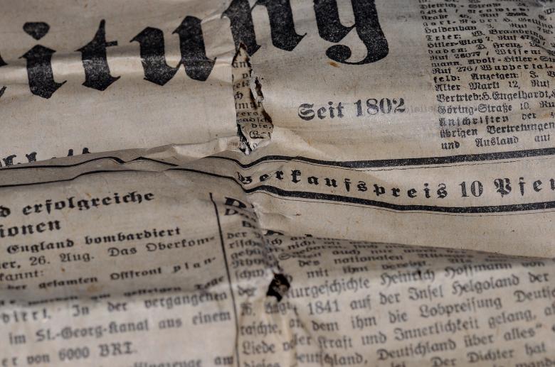 Free stock image of Newspaper created by Pixabay