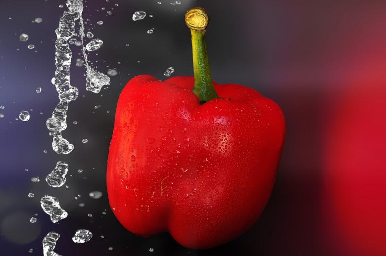 Free stock image of Red Paprika created by Pixabay