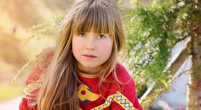 Free stock image of Girl in Red created by Pixabay