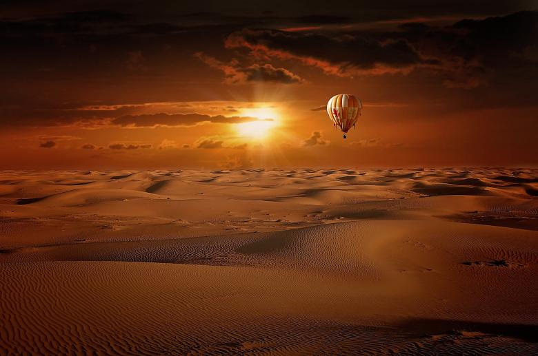 Free stock image of Desert created by Pixabay