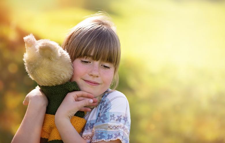Free stock image of Blonde with Ted created by Pixabay
