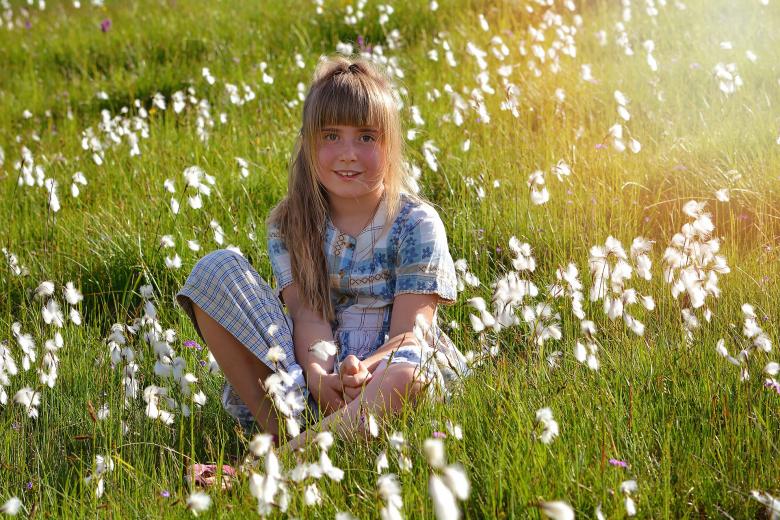 Free stock image of Girl in the Field created by Pixabay