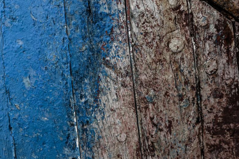 Free stock image of Old Blue Wood Texture created by Free Texture Friday