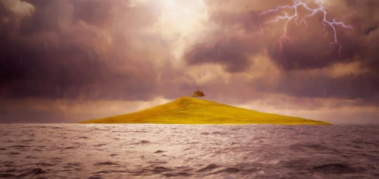 Free stock image of Island created by Pixabay