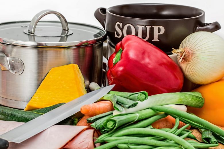 Free stock image of Veg Soup created by Pixabay