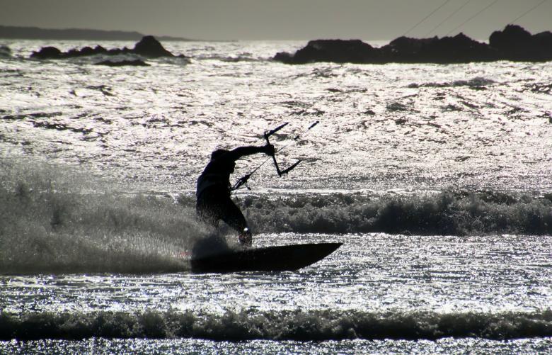 Free stock image of Kite Surfing created by Pixabay