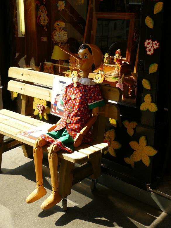 Free stock image of Pinocchio created by Pixabay