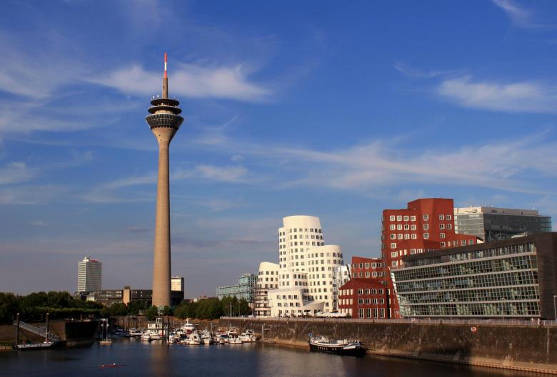 Free stock image of Dusseldorf created by Pixabay