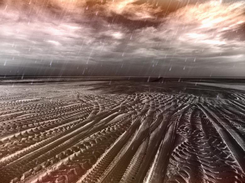 Free stock image of Raining in the Desert created by Pixabay