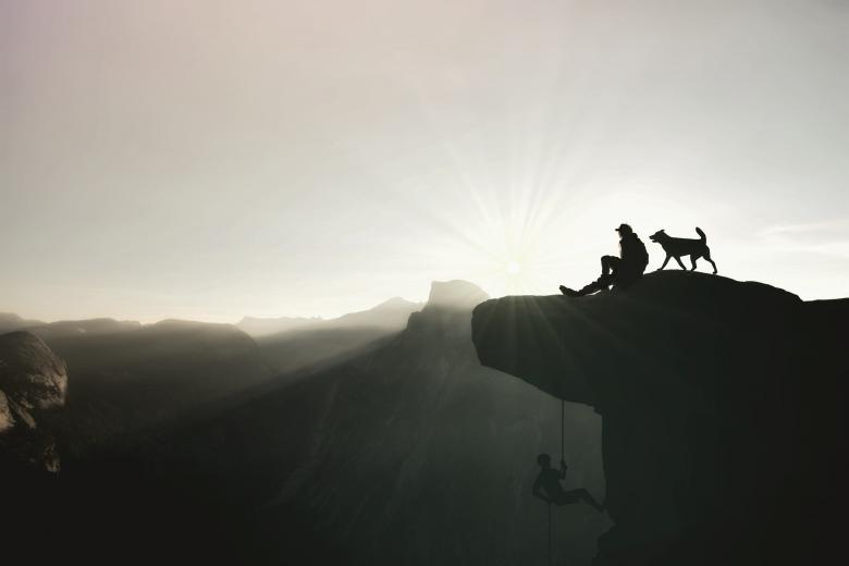 Free stock image of Mountaineering created by Pixabay
