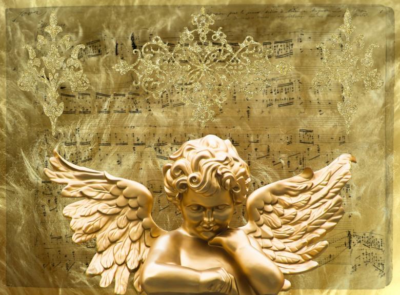 Free stock image of Angel Sculpture created by Pixabay