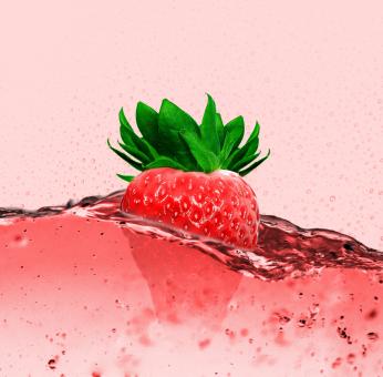 Free Stock Photo of Strawberry Drink