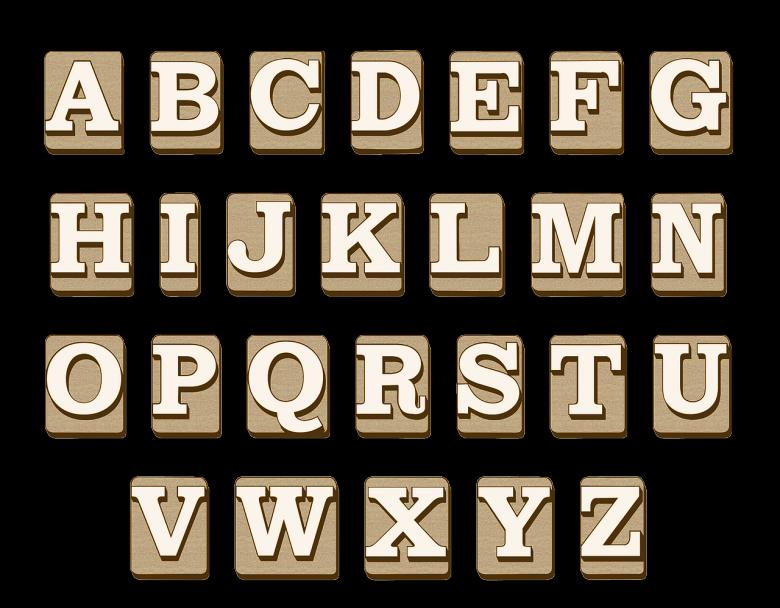 Free stock image of Alphabet Keys created by Pixabay