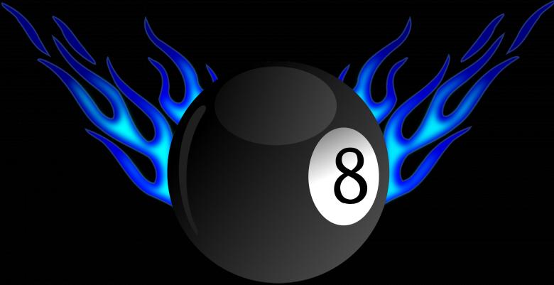 Free stock image of Eight Ball created by Pixabay