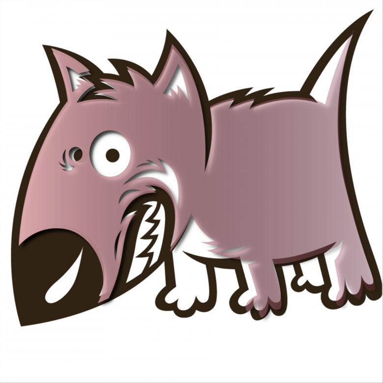 Free stock image of Pink Dog created by Pixabay