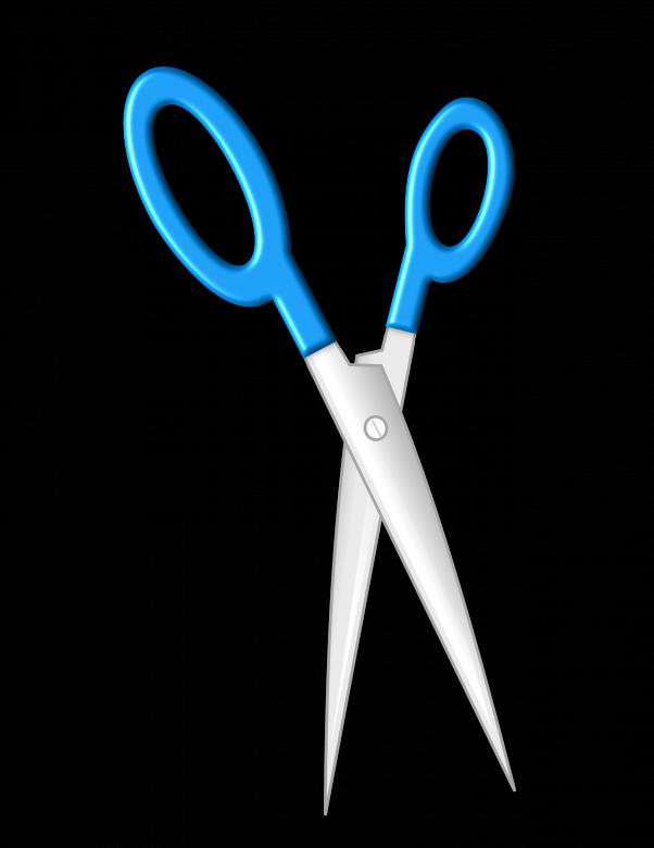 Free stock image of Blue Scissor created by Pixabay