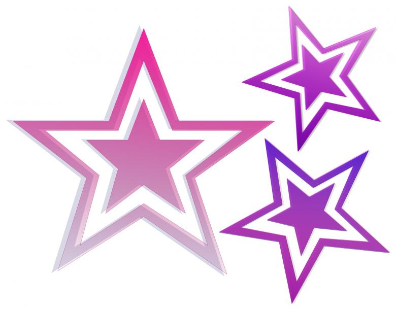 Free stock image of Pink Star created by Pixabay