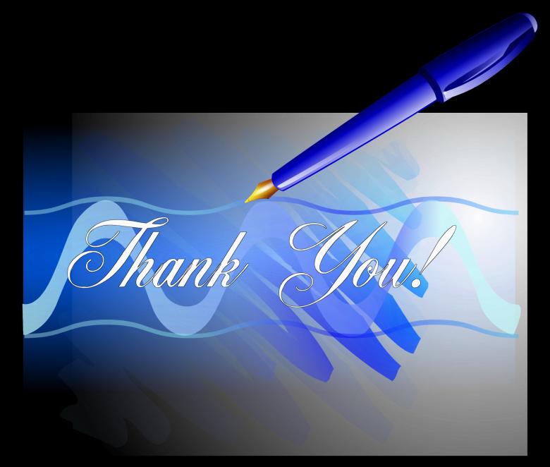Free stock image of Thank You created by Pixabay