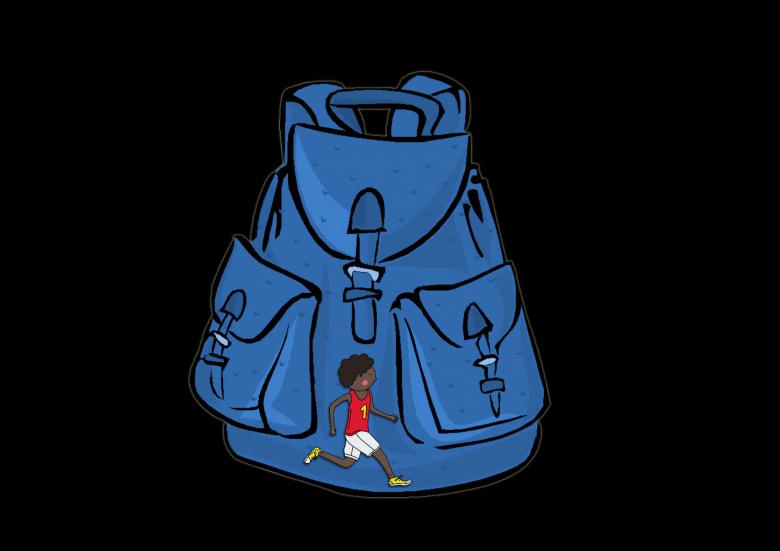 Free stock image of Blue Backpack created by Pixabay