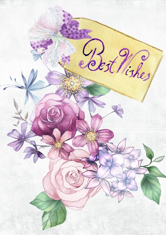 Free stock image of Best Wishes created by Pixabay