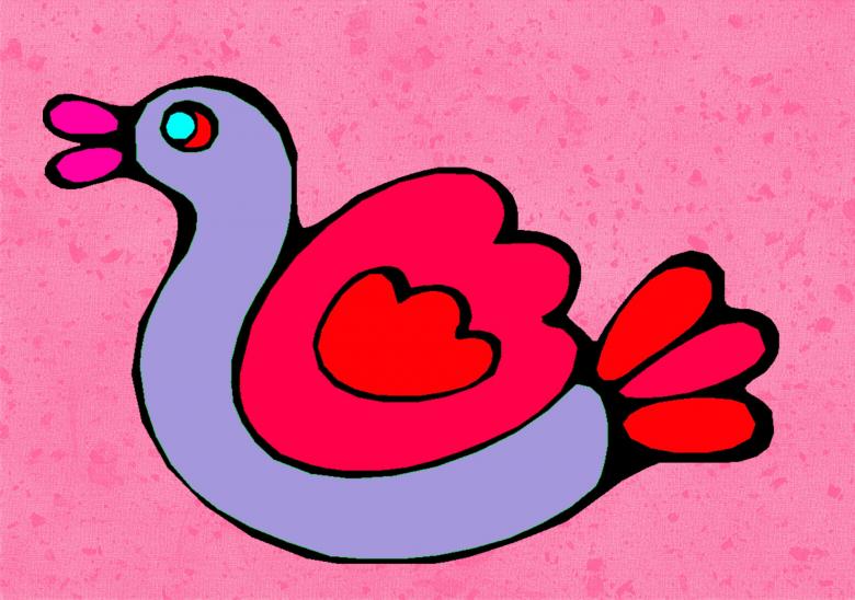 Free stock image of Red Bird created by Pixabay