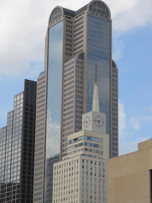 Free stock image of Dallas Skyline created by Pixabay