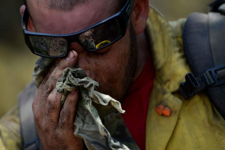 Free stock image of Firefighter after the Rescue created by Pixabay