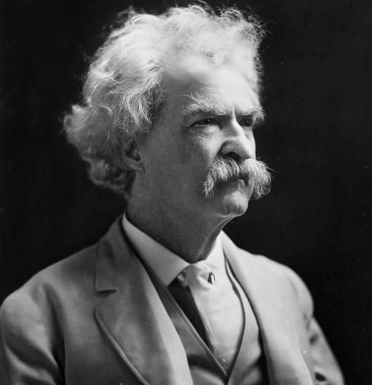 Free stock image of Mark Twain created by Pixabay