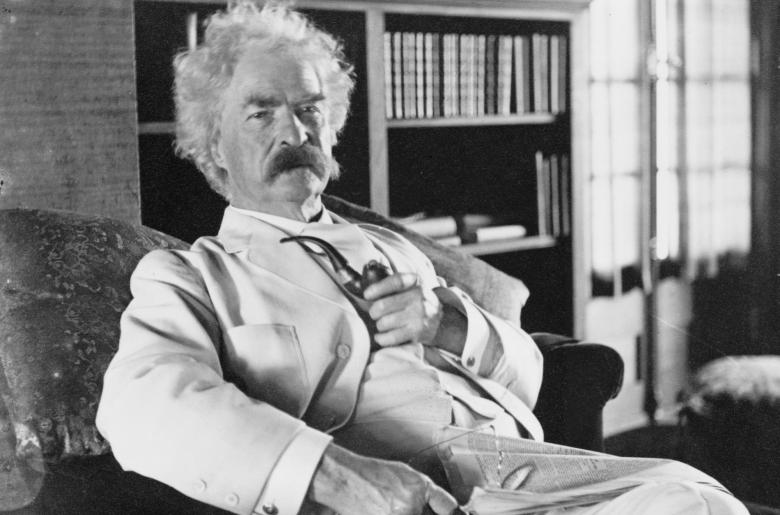 Free stock image of Mark Twain created by Pixabay