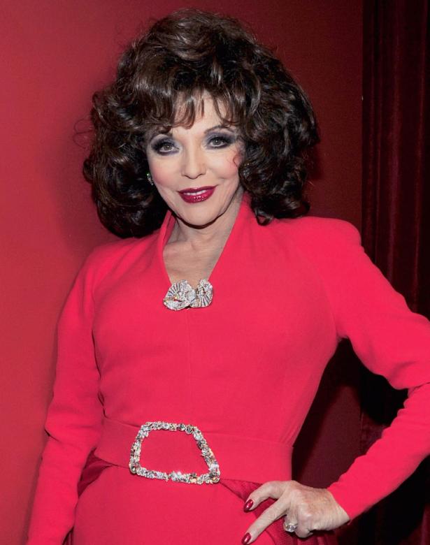 Free stock image of Joan Collins created by Pixabay