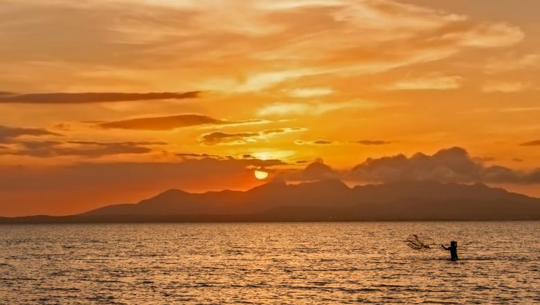 Free stock image of Sunset created by Pixabay