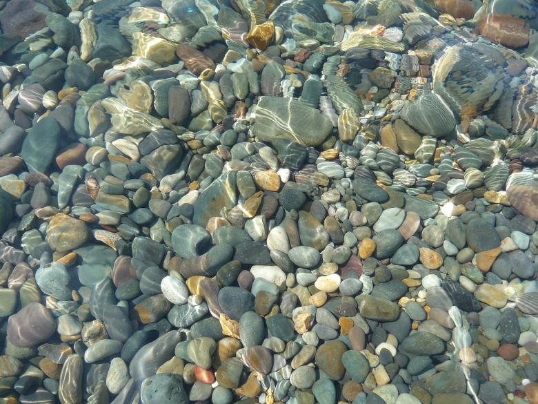 Free stock image of Pebbles in the Water created by Pixabay