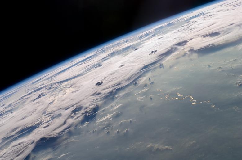 Free stock image of Thunderstorms from Space created by Pixabay