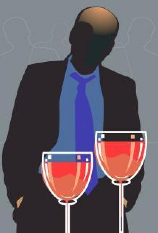 Free stock image of Man and Wine - Vector Illustration created by maa illustrations